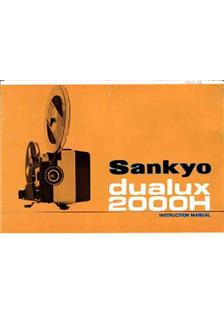 Sankyo Dualux 2000H manual. Camera Instructions.